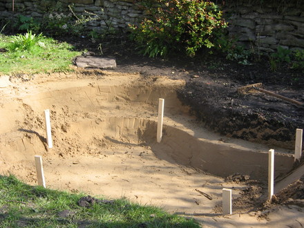 Pond construction