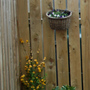 cycle basket with pansies