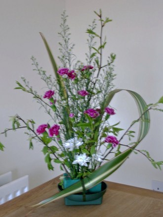 My 1st ever flower arrangement 