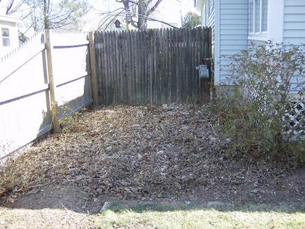 New Fern and Hosta Garden Site - Early April 2008