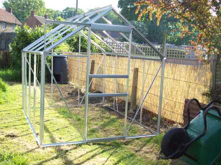 8x6 Green House Frame ...