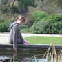 Kay by the pond