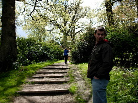 Entrance to the woodland garden