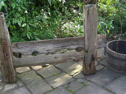 18th Century Stocks, The Mill Garden