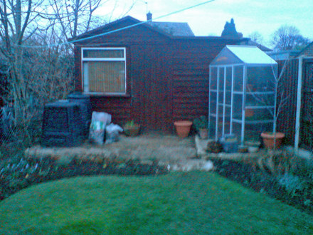 shed and work area