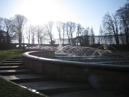 The Grand Cascade water feature