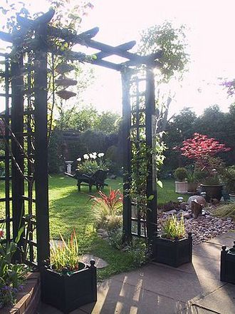 Garden views ~ through the arch !