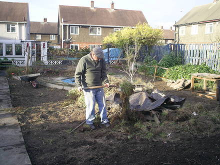 cleaning site for pond