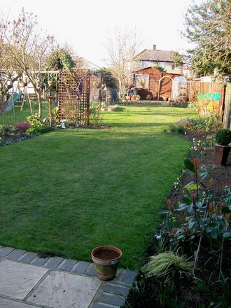 corner of patio march 2008
