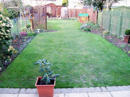 neat and tidy after first grass cut